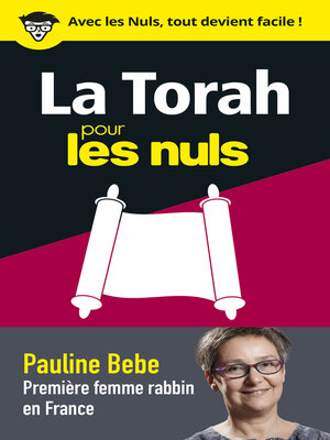 cover image of La Torah pour les Nuls en 50 notions clés